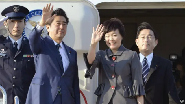 安倍此次访问的一大亮点是在美国国会进行40分钟的演讲。这是历史上日本首相首次在美国国会演讲。