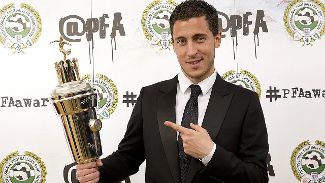 Untuk Chelsea, Eden Hazard telah mencetak 13 gol dan delapan umpan matang berbuah gol dalam 33 laga Liga Primer musim ini.