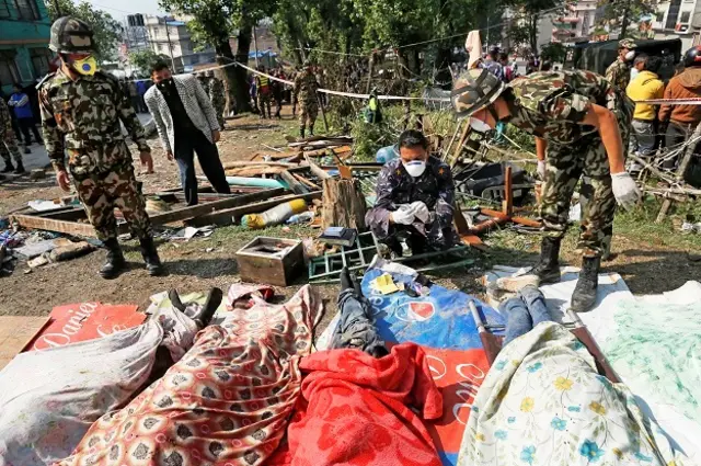नेपाल में भूकंप में मारे गए लोग