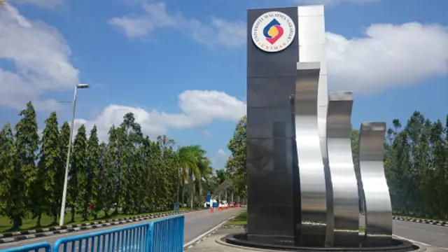 国立砂拉越大学校园占地面积非常广且环境很好(摄影:子川)