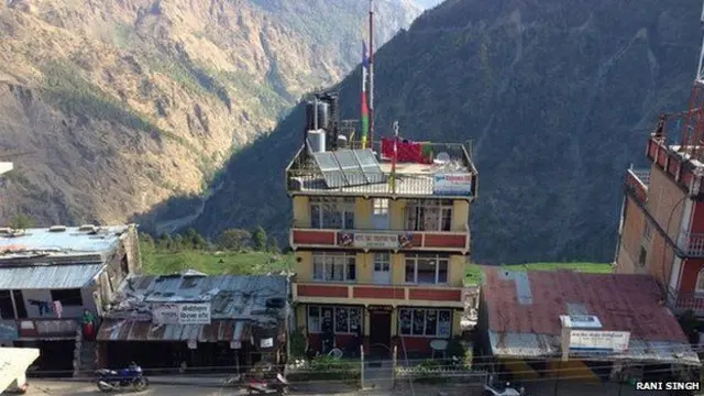 遭地震重創的通澤