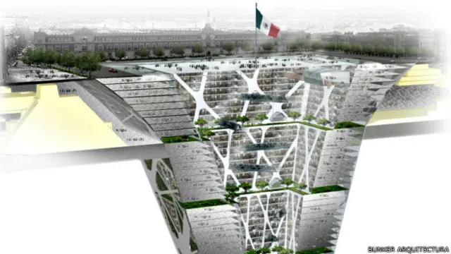 Diseño para la ciudad subterránea de la Ciencia en Singapur. (Foto de JTC Corporation)