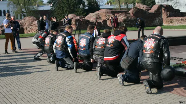 "Ночные волки" в Брестской крепости