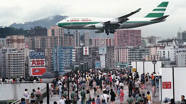 Посадка в Гонконге