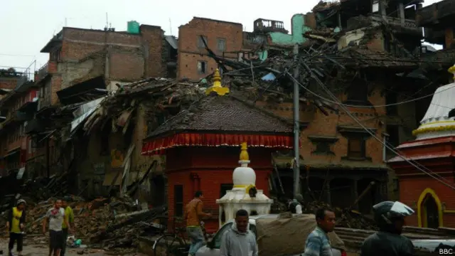 नेपाल, भक्तपुर तबाही