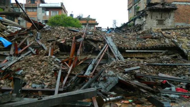 नेपाल, भक्तपुर तबाही