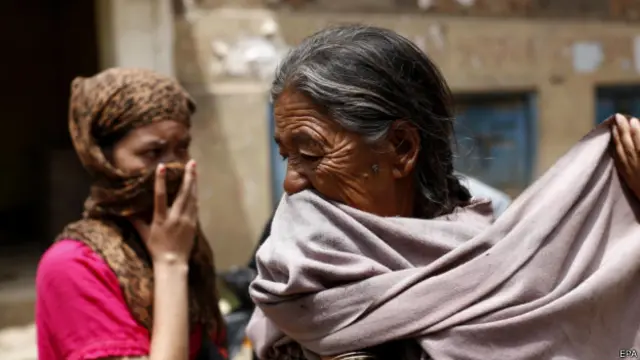 尼泊尔灾民（28/4/2015）