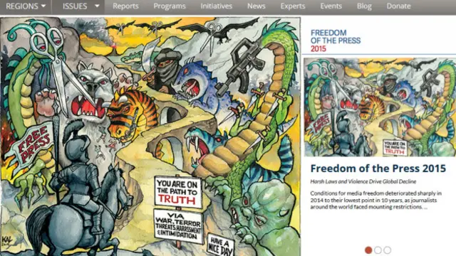 2015年度全球新闻自由报告