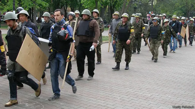 "Самооборона" організовано прийшла на марш після повідомлень про небезпеку