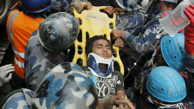 尼泊尔地震救援