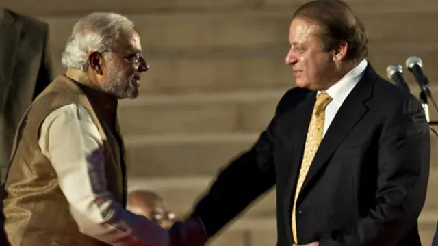وزیراعظم نواز شریف اپنے بھارتی ہم منصب نریندر مودی کی تقریو حلف برداری میں دہلی گئے 