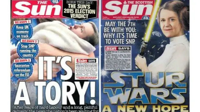 《太阳报》和《苏格兰太阳报》