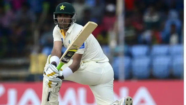 مصباح الحق 59 رنز بنا کر آؤٹ ہوئے