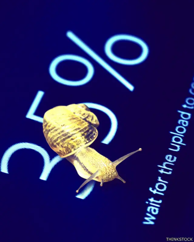 La tarifa de datos se va gastando y las descargas se van haciendo más y más lentas.