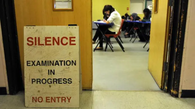 Ujian sekolah di Inggris