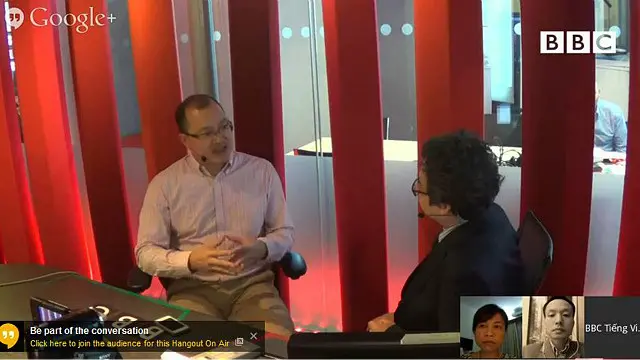Nguyễn Giang cho hay BBC rất quan tâm tới các vấn đề lịch sử, nhân chứng và tạo điều kiện khách quan, cân bằng cho các tiếng nói từ nhiều phía.