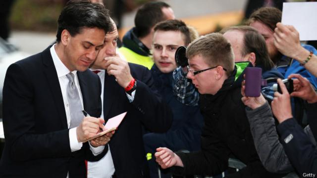 Según las encuestas, Miliband es uno de los políticos peor valorados de Reino Unido.