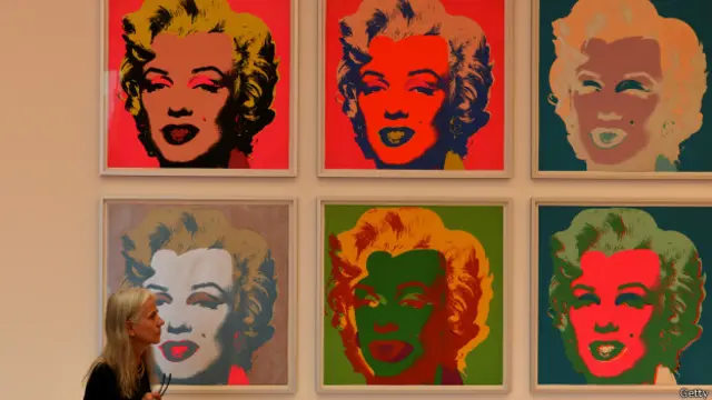 Uno de los famosos retratos de Marilyn Monroe, de Andy Warhol
