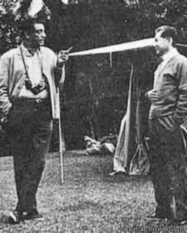 सत्यजीत रे के साथ चोग्याल