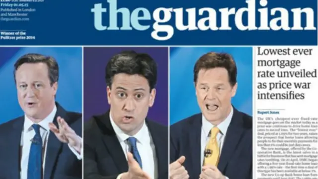 《卫报》称,相信“英国需要一个新的方向”,而工党可以做出“巨大的改变”,至于工党领袖米利班德做事也有“弹性”。