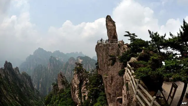السائحون فقط يسمح لهم بارتياد محمية هوانغشان