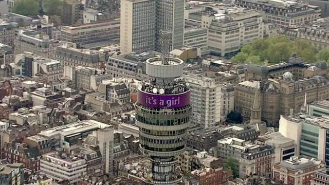 La torre BT de Londres celebra la noticia