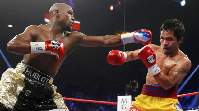 Ambos pugilistas se cuidaron mucho de golpes sorpresivos.