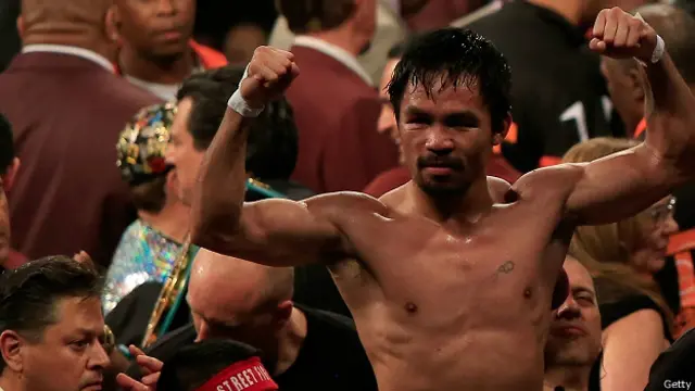 Pacquiao se sintió ganador. Pero los jueces vieron otra cosa.