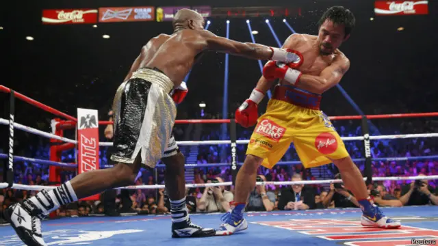 अमरीका के फ़्लॉयड मेवैदर, फ़िलीपींस के मैनी पैकियाओ