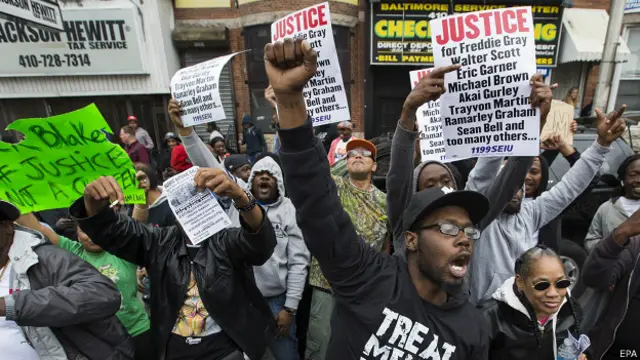 Kematian Freddie Gray memicu aksi protes di berbagai kota di AS.