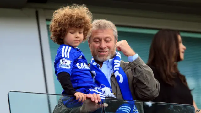 Роман Абрамович с сыном