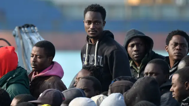 Мигранты из Африки