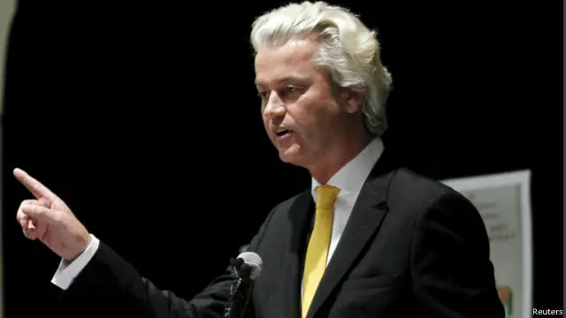 خیرت ویلدرز، سیاستمدار هلندی که شدیدا به اسلام و به خصوص نفوذ آن در اروپا انتقاد دارد در این کنفرانس شرکت داشت