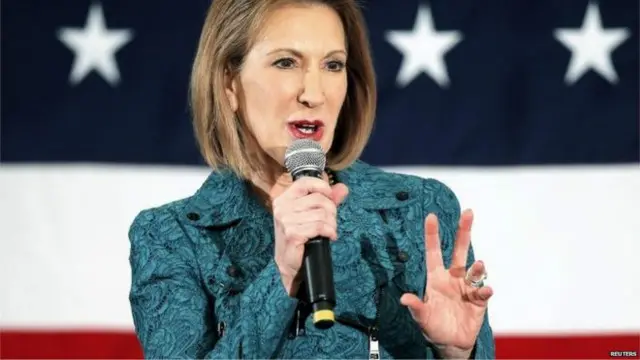 费奥瑞纳为美国共和党人。在正式进入选举前，她还需要获得来自共和党的党内提名。