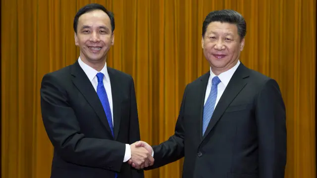 国共两党主席朱立伦与习近平