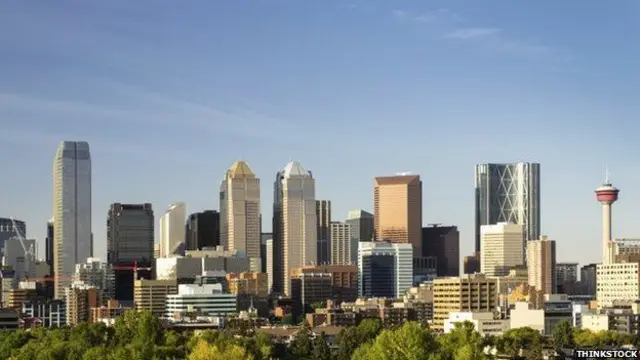 Calgary Suriye'den 9.656 km. uzaklıkta
