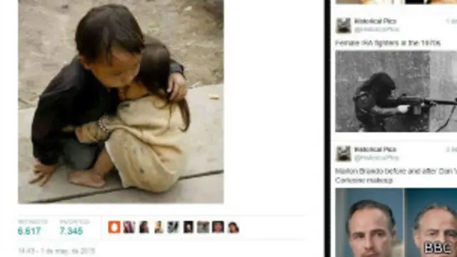 Foto de twitter sobre hermanos