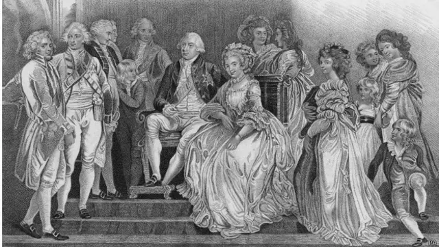 Король Георг III и королева Шарлотта