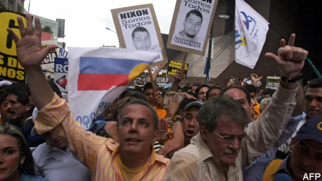 Petkoff en su campaña presidencial