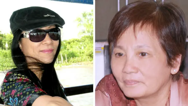 Hai nhà văn Ngô Thị Kim Cúc (trái) và Dạ Ngân thuộc số chín người mà Hội Nhà văn Việt Nam yêu cầu 'gạch tên'