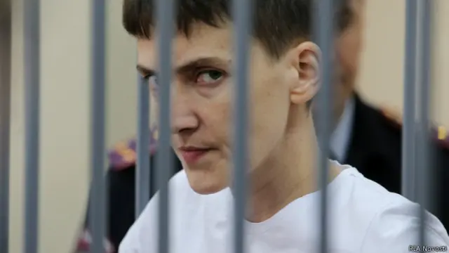 Надежда Савченко в суде