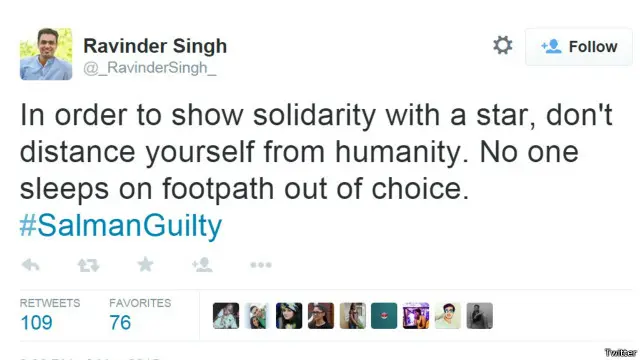 فلمی ستاروں کے ساتھ اظہارِ ہمدردی ضرور کریں مگر اپنے آپ کو انسانیت سے دور نہ کریں۔ کوئی بھی اپنی خوشی سے فٹ پاتھ پر نہیں سوتا‘