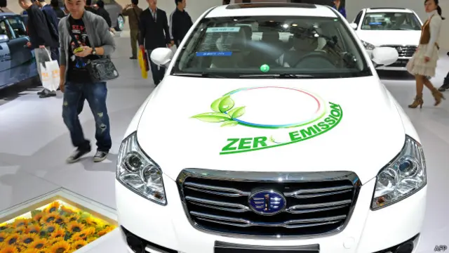 一汽奔腾B70电动车（资料图片）