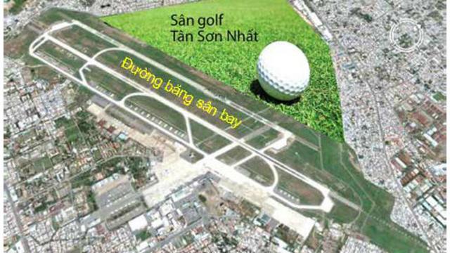 Sân golf gần sân bay Tân Sơn Nhất