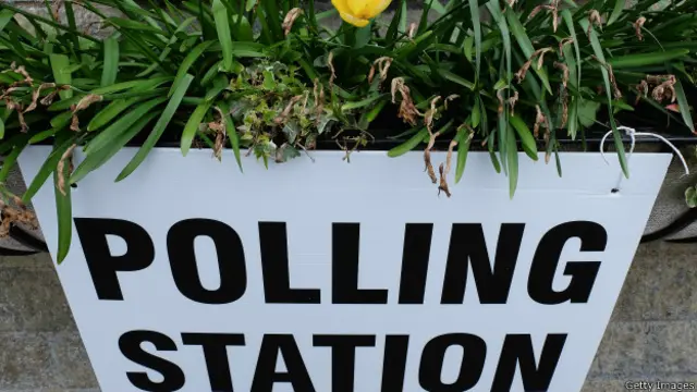 Указатель на избирательный участок