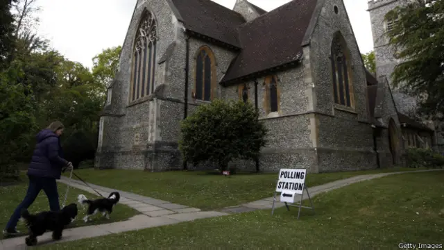 Избирательный участок в церкви