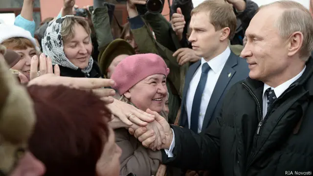 Путин с народом