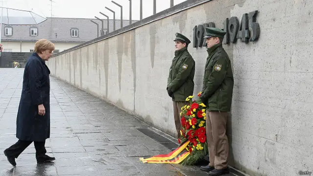 Меркель в Дахау