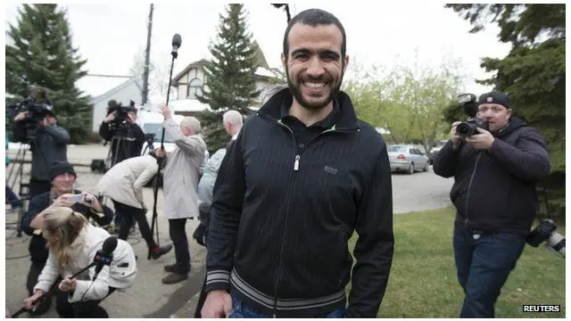 رہائی کے بعد 29 سالہ عمر خضر نے خود پر اعتماد کرنے کے لیے کینیڈا کے عوام کا شکریہ ادا کیا
