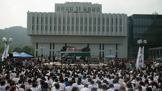 香港中大学生罢课